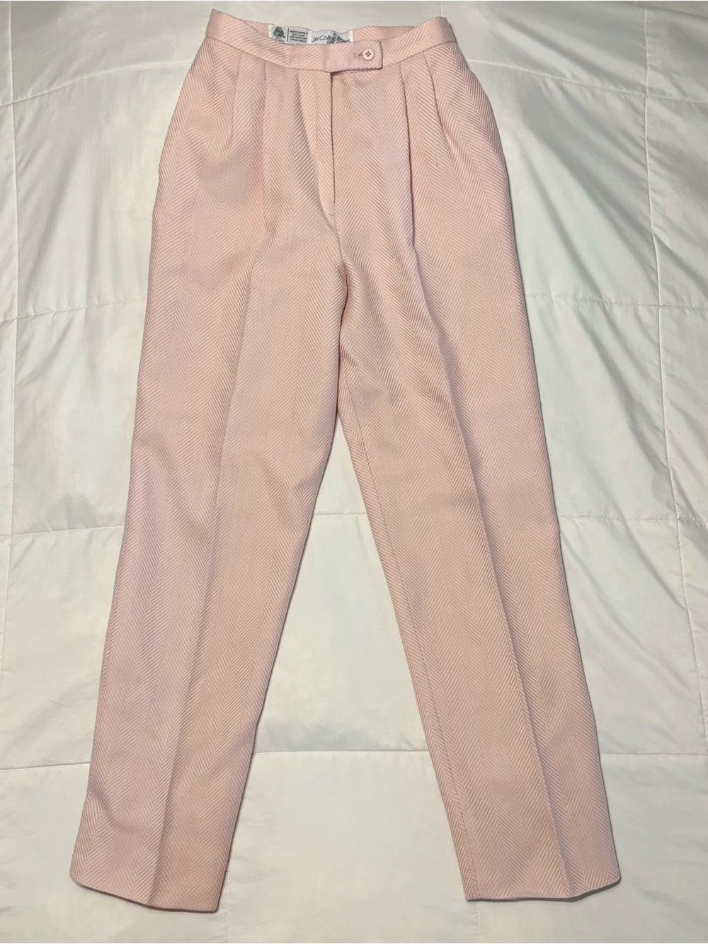JH Collectibles Soft Pink High-Waist Tailored Trousers